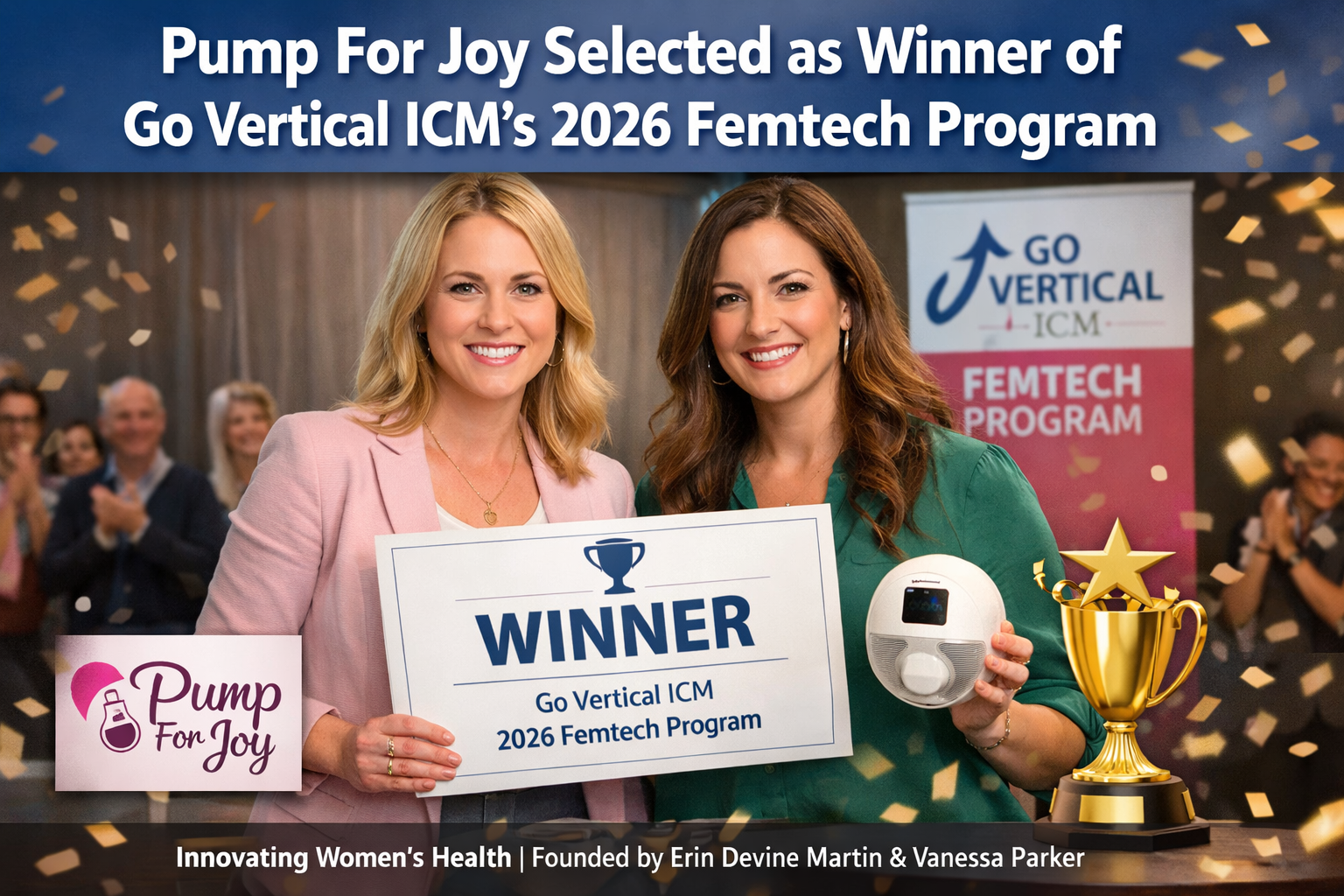 Femtech innovation celebration with Pump For Joy