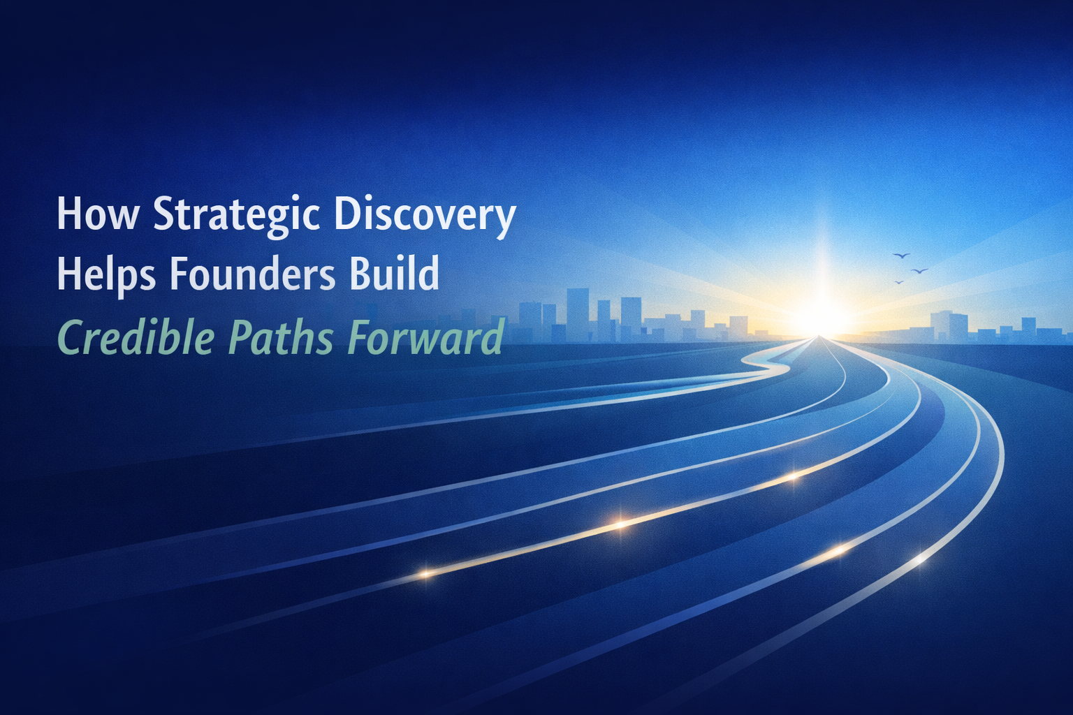 How Strategic Discovery Helps Founders Build Credible Paths Forward